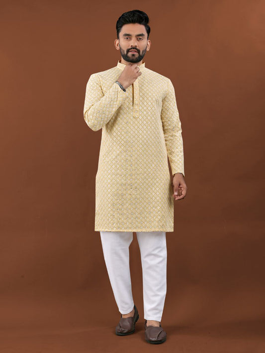 Yellow Kurta for Men
