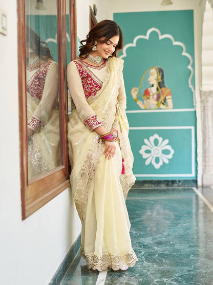Pink Saree for women
