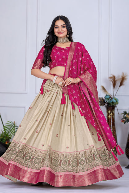 Wedding wear pink color chaniya choli UK
