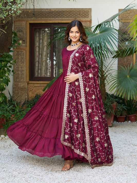 Wedding wear designer gown