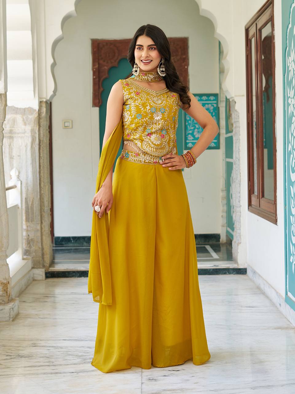 Haldi Suit Design
