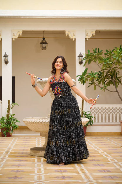 Black gown for Women Party Wear
