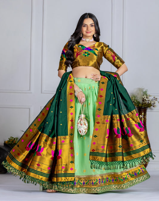 Green Lehenga Bridal
