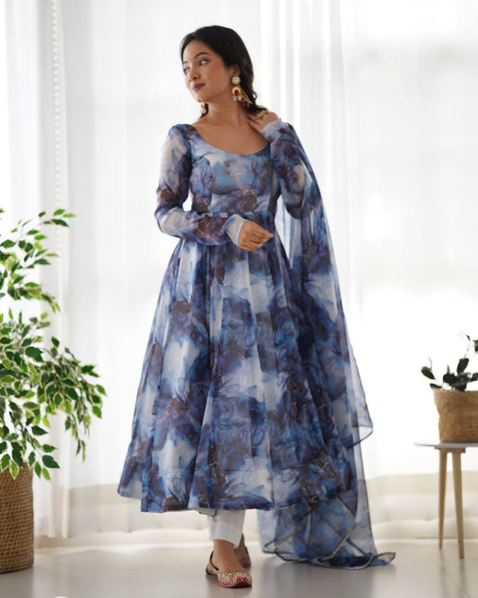stitched gown for women