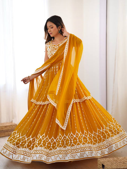 bridesmaids haldi wear lehenga choli outfit