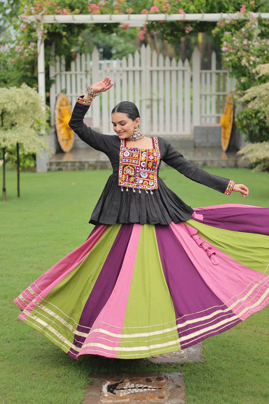Navratri wear women lehenga with top online shopping
