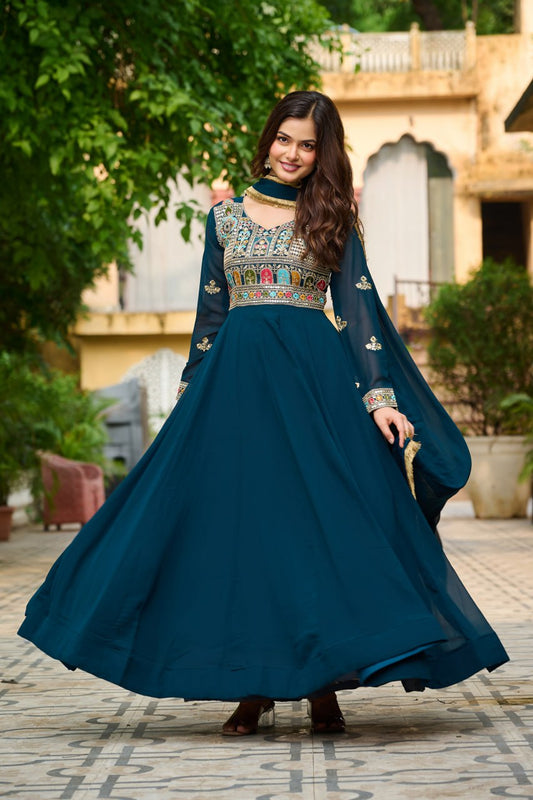 Casual maxi rama gown for women
