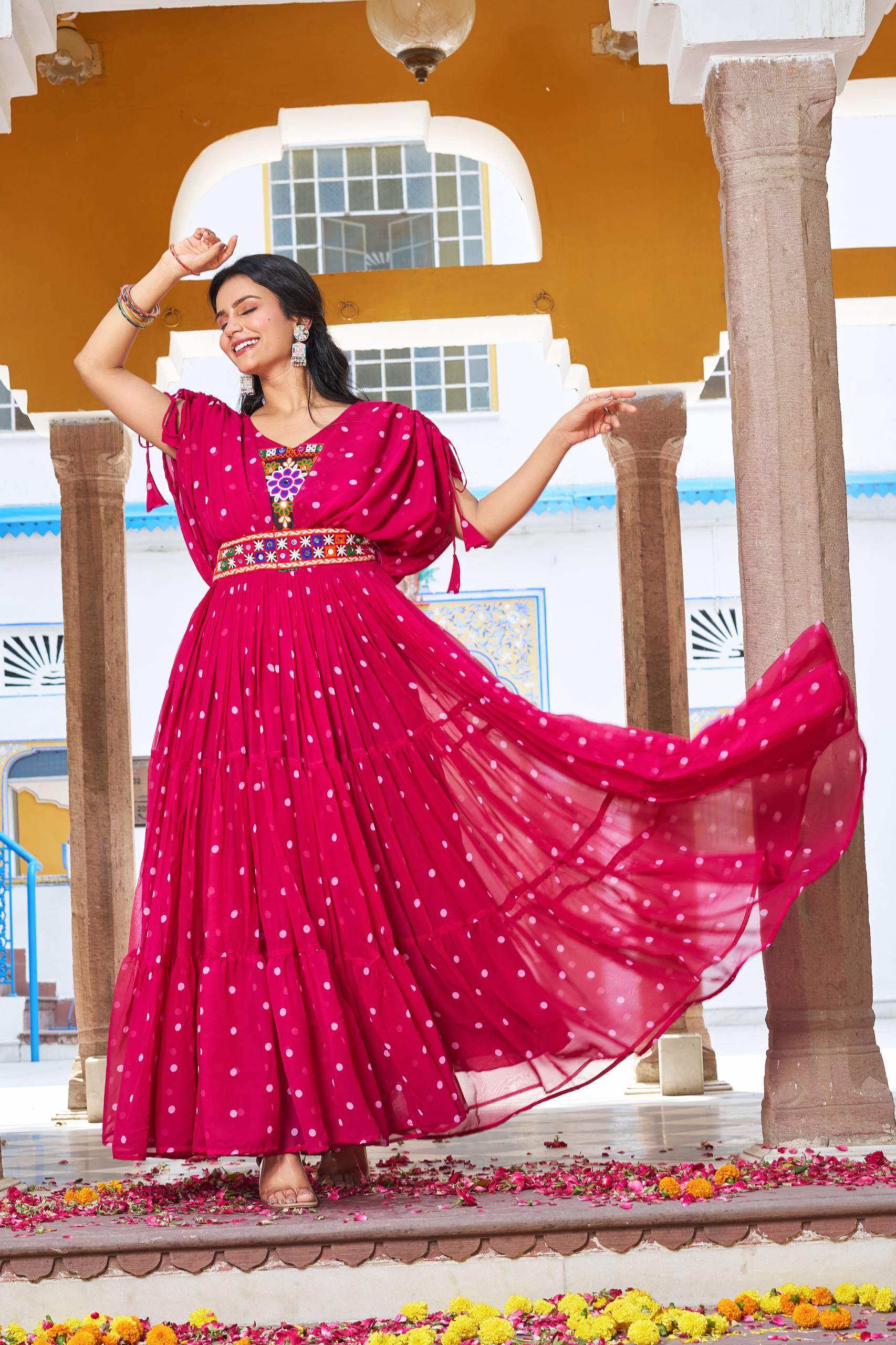 Garba wear gamthi work dress