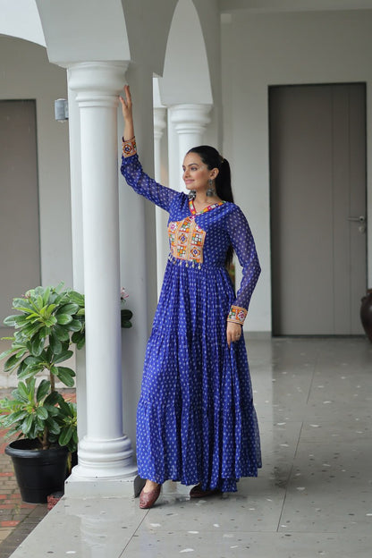 Navratri wear designer gown
