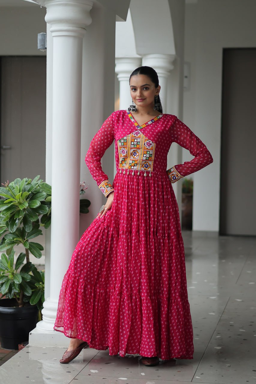 Garba nights stitched gown price