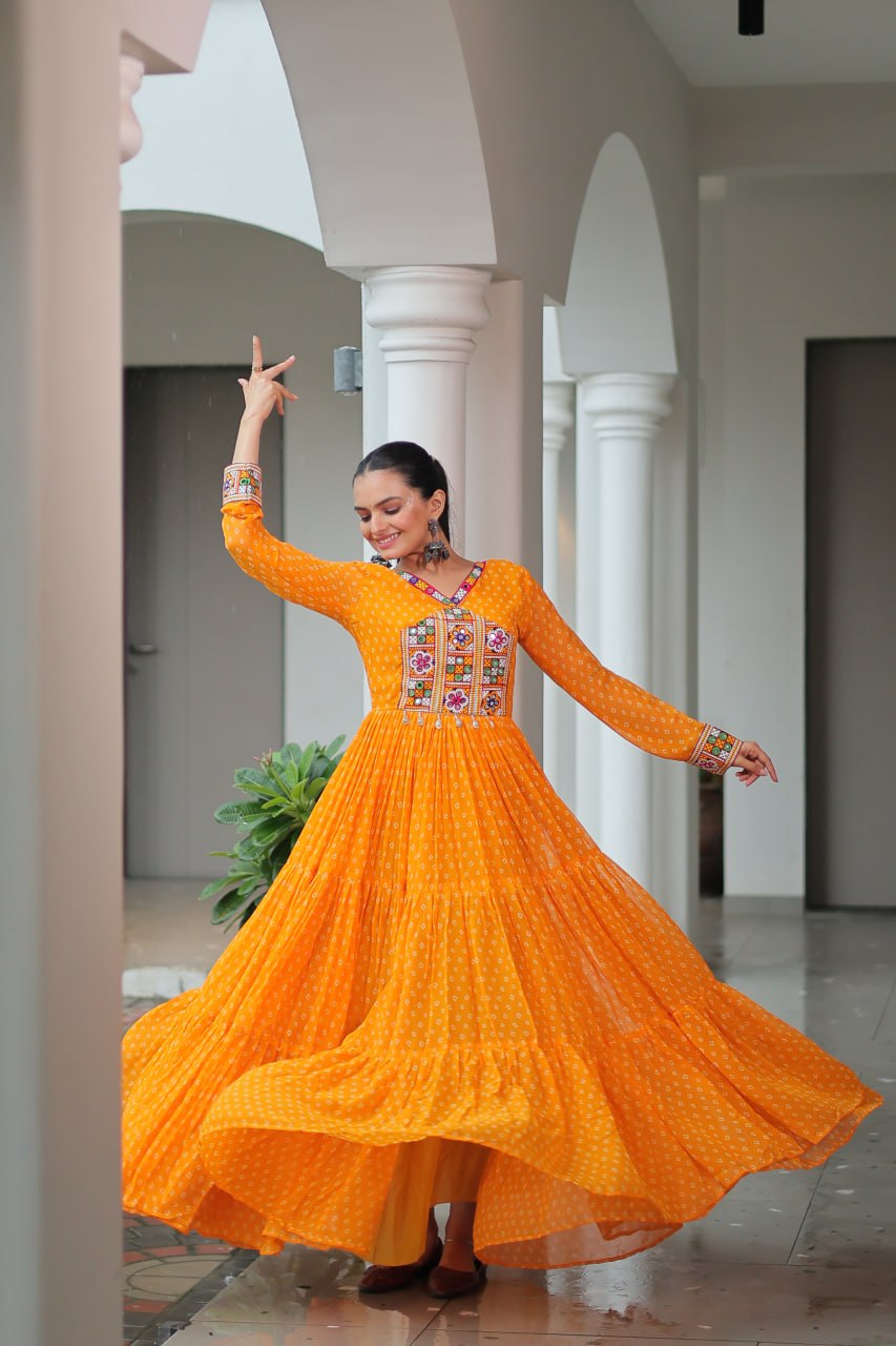 Garba nights readymade gown