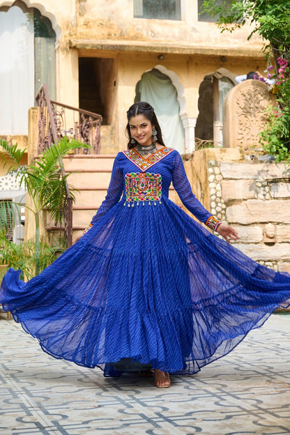 Maxi garba dress for women
