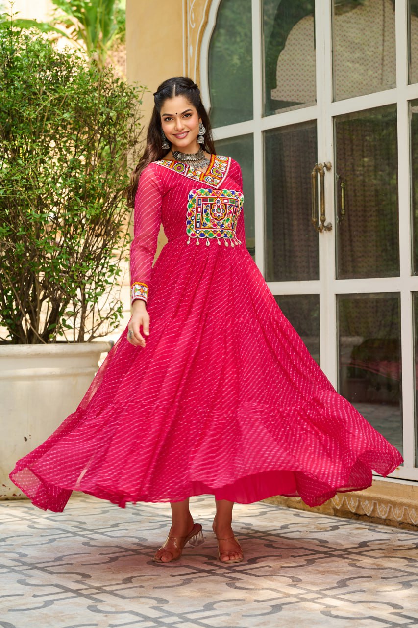 Navratri wear long gown