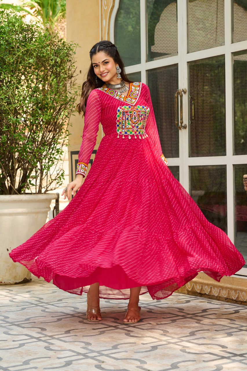 Fancy printed dress for women