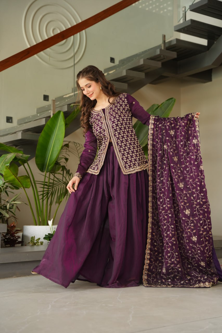 Punjabi sharara suits for Wedding
