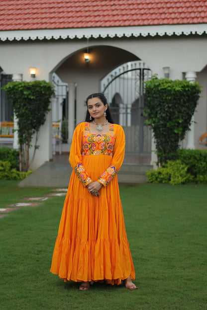 Navratri wear gown USA