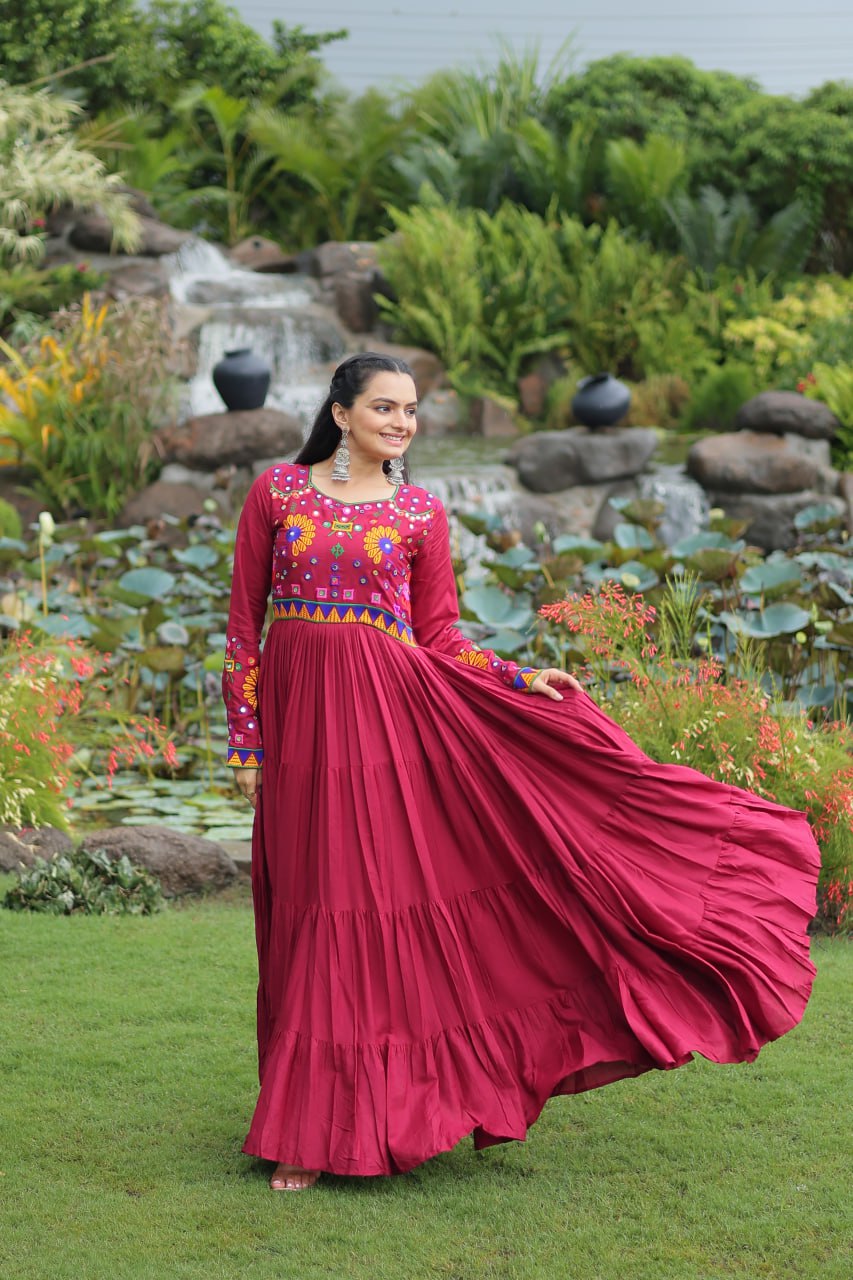 Navratri wear designer gown for navratri