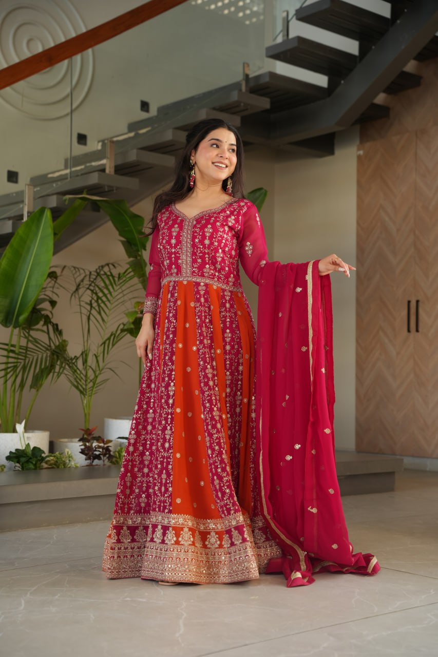 Pink Gown for Party
