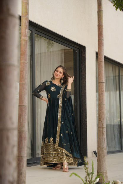 Rama color gown for women