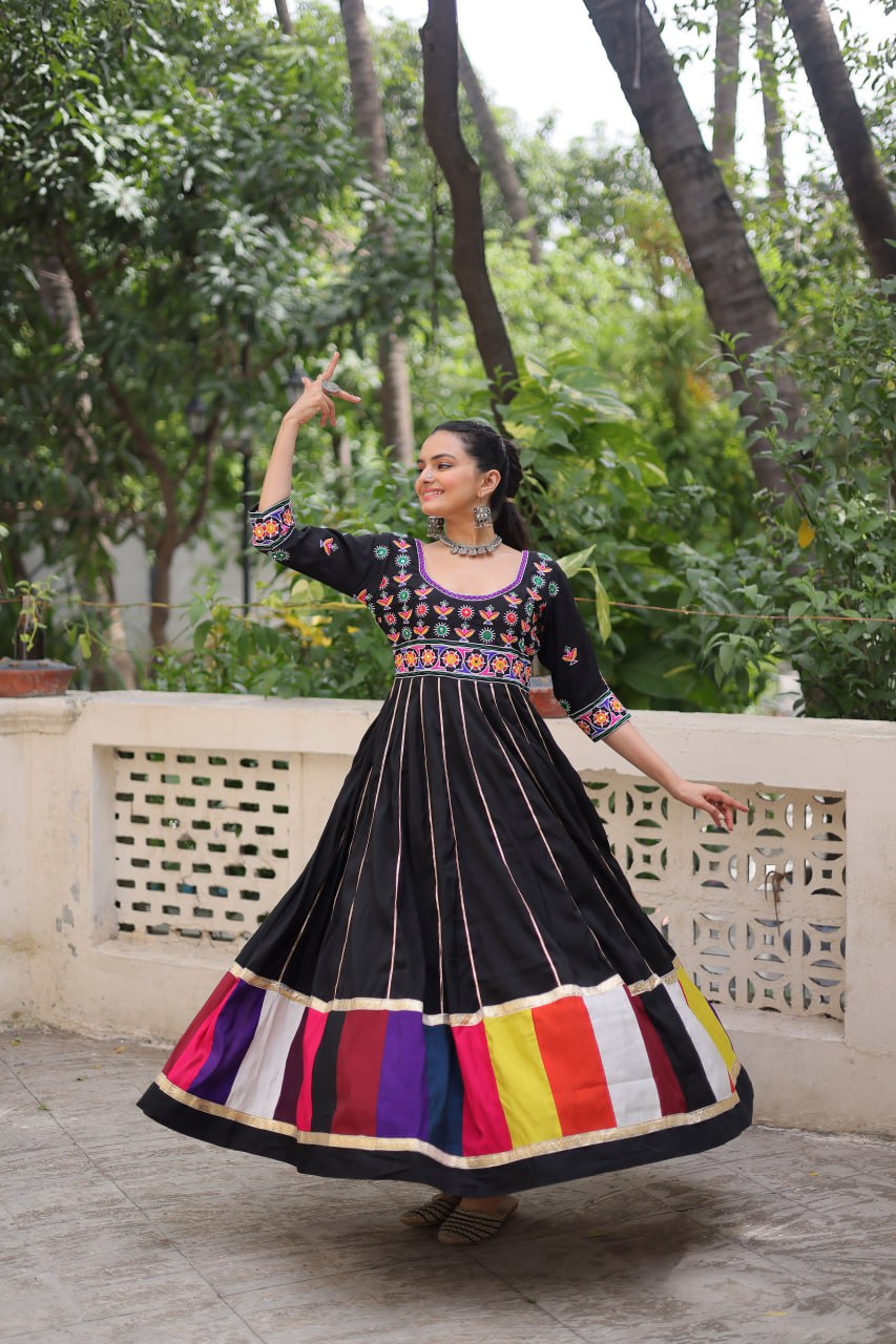 Dandiya nights black gown in USA