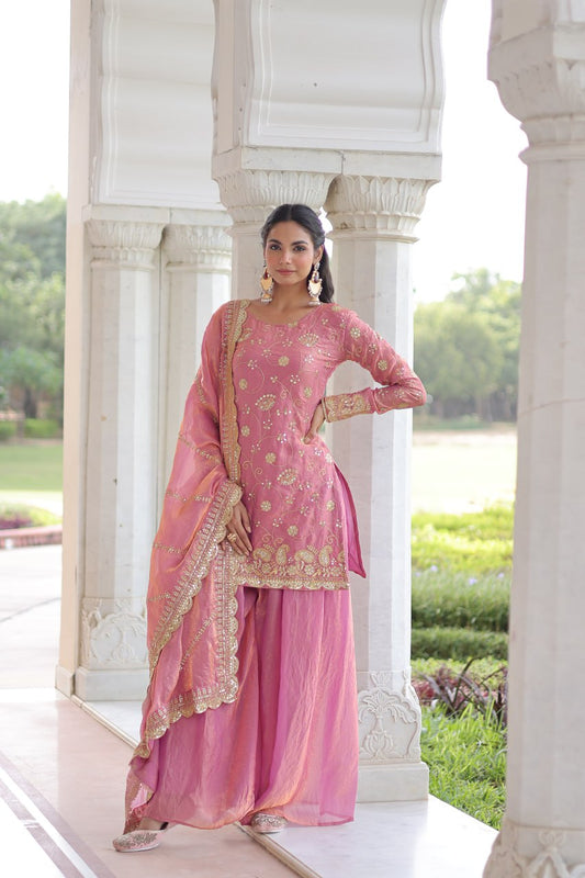 pink sharara suits for women usa