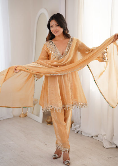 Chiku Ready to Wear Kurti with Pant for Wedding