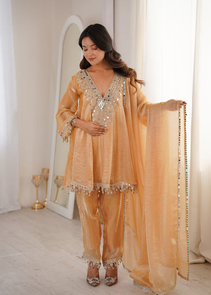 Chiku Ready to Wear Kurti with Pant for Wedding