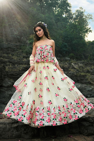 Floral design lehenga choli 