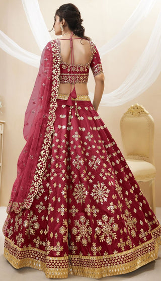 Art silk lehenga choli with dupatta